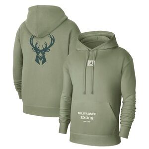 Milwaukee Bucks Jordan Courtside Statement Edition Hoodie Mens XL New w/ Tags